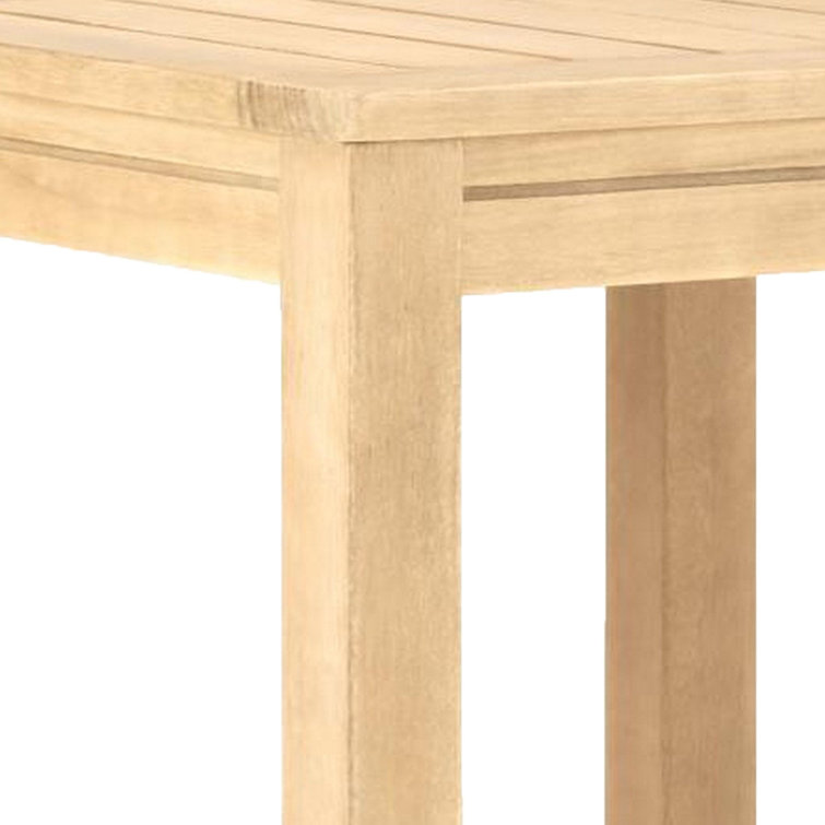 Union Rustic Jenavie Solid Wood Top End Table Wayfair Canada
